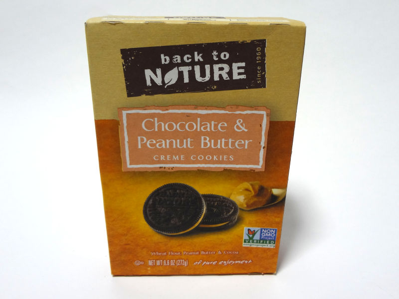 Back to Nature クリームクッキー チョコレート＆ピーナッツバターのパッケージ