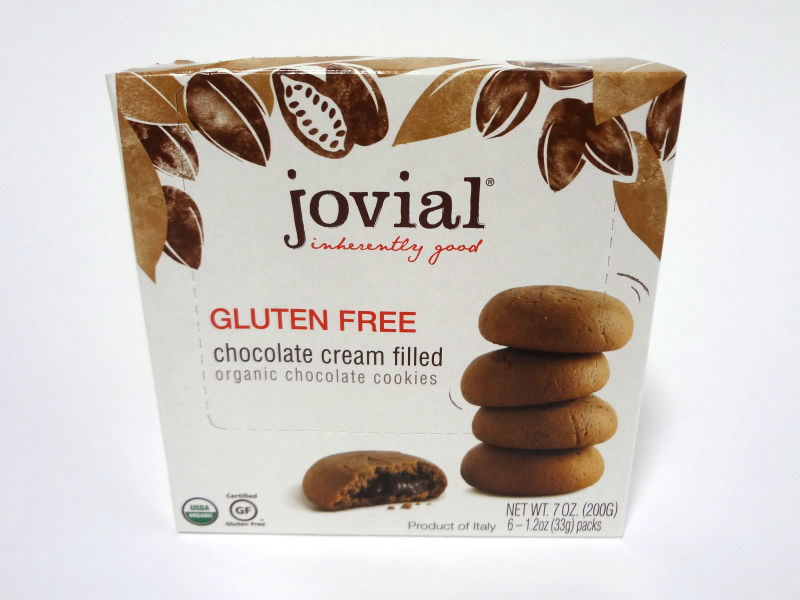 Jovial グルテンフリー チョコレートクッキーの箱